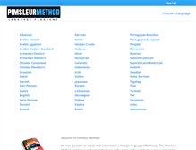 Tablet Screenshot of pimsleurmethod.com